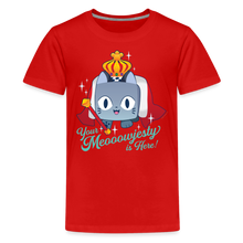 Load image into Gallery viewer, PET SIMULATOR - Your Meowjesty T-Shirt (Youth) - red