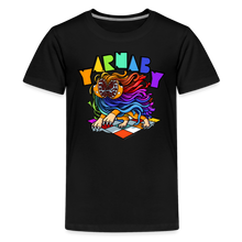 Load image into Gallery viewer, POPPY PLAYTIME - Yarnaby T-Shirt (Youth) - black