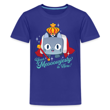 Load image into Gallery viewer, PET SIMULATOR - Your Meowjesty T-Shirt (Youth) - royal blue