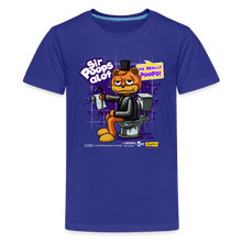 Load image into Gallery viewer, POPPY PLAYTIME - Sir Poops-A-Lot T-Shirt (Youth) - royal blue