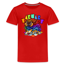 Load image into Gallery viewer, POPPY PLAYTIME - Yarnaby T-Shirt (Youth) - red