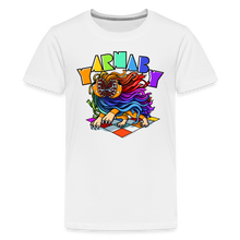 Load image into Gallery viewer, POPPY PLAYTIME - Yarnaby T-Shirt (Youth) - white