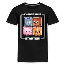 Load image into Gallery viewer, PET SIMULATOR - Choose Your Starter T-Shirt (Youth) - black