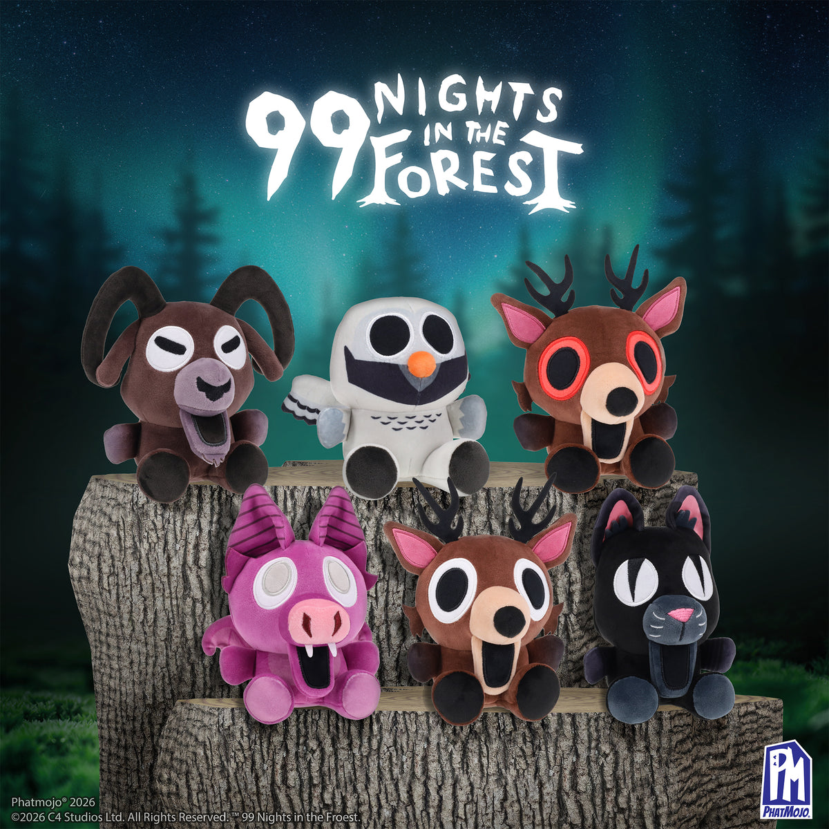 99 Nights in the Forest - Mystery Collectible Plush 2 Pack