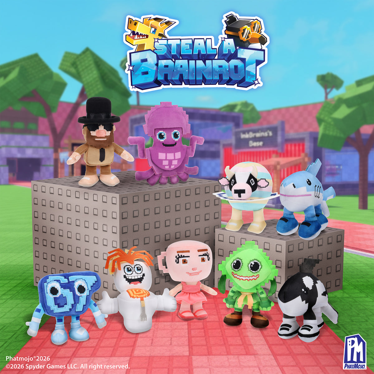Steal A Brainrot - Mystery Collectible Plush 2 Pack - Series 1