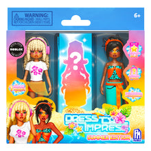 Load image into Gallery viewer, Dress to Impress Mystery Models Summer 3-Pack - 3 Collectible Mini Dolls, Includes DLC, Ages 6+