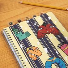 Load image into Gallery viewer, ALPHABET LORE - LMNOP Tabbed Notebook (8.5" Notebook w/ Tabbed Dividers, 144 Pages)