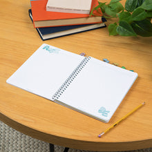 Load image into Gallery viewer, ALPHABET LORE - ABCDE Tabbed Notebook (8.5" Notebook w/ Tabbed Dividers, 144 Pages)