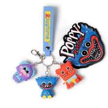 Load image into Gallery viewer, POPPY PLAYTIME - 3D Charm Silicone Keychain w/ Wristband (1.75" Characters)