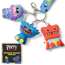 Load image into Gallery viewer, POPPY PLAYTIME - 3D Charm Silicone Keychain w/ Wristband (1.75" Characters)