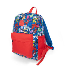 Load image into Gallery viewer, ALPHABET LORE – Letter Jumble Backpack w/ Zipper Charms | 16" Tall Bag w/ Tablet Sleeve & Drink Pouch | Back-to-School Accessory | School Supplies | Officially Licensed