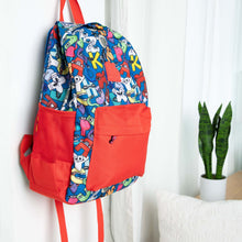 Load image into Gallery viewer, ALPHABET LORE – Letter Jumble Backpack w/ Zipper Charms | 16" Tall Bag w/ Tablet Sleeve & Drink Pouch | Back-to-School Accessory | School Supplies | Officially Licensed
