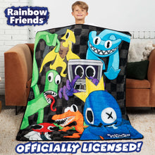 Load image into Gallery viewer, RAINBOW FRIENDS - Monsters Fleece Blanket (50 x 60")