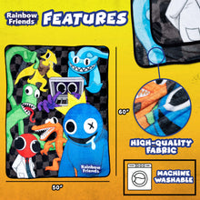 Load image into Gallery viewer, RAINBOW FRIENDS - Monsters Fleece Blanket (50 x 60")