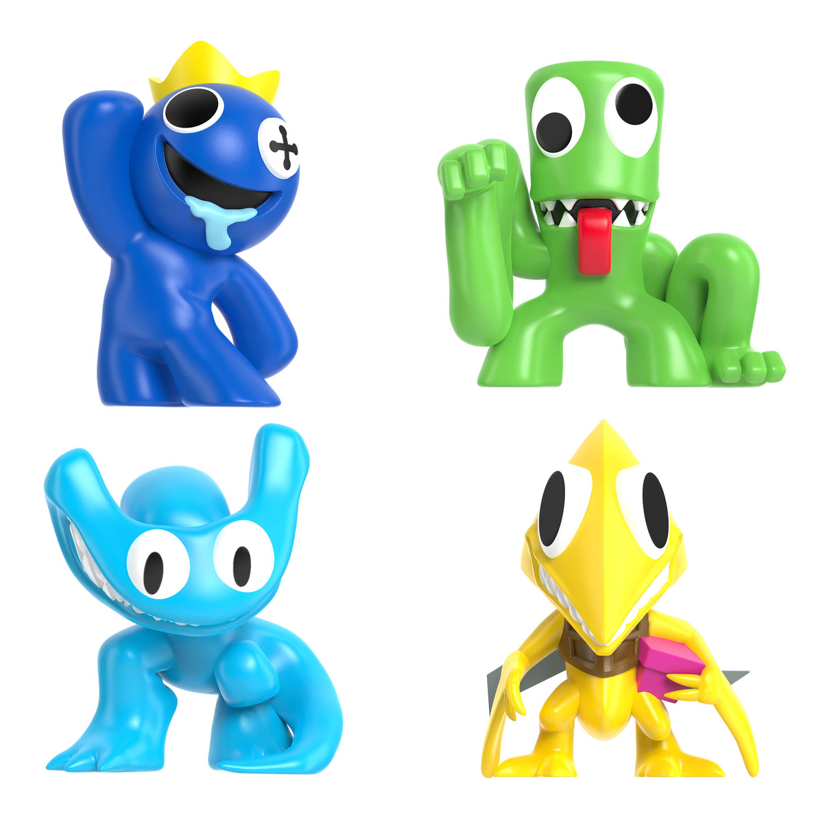 レインボーフレンズ RAINBOW FRIENDS - Collectible Minifigure 4-Pack (2.5