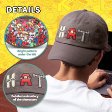 Load image into Gallery viewer, ALPHABET LORE - H A T Embroidered Brimmed Cap (Adjustable Unisex)