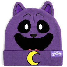 Load image into Gallery viewer, POPPY PLAYTIME - Smiling Critters CatNap Knit Beanie (Unisex)