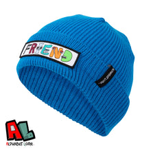 Load image into Gallery viewer, ALPHABET LORE - FRIEND Embroidered Knit Beanie (Unisex)