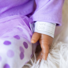 Load image into Gallery viewer, TINY TREASURES - Baby Doll w/ Lilac Bunny Outfit (17" Tall)