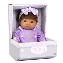 Load image into Gallery viewer, TINY TREASURES - Baby Doll w/ Lilac Bunny Outfit (17" Tall)