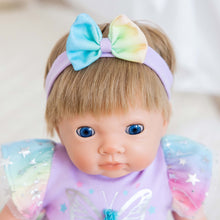 Load image into Gallery viewer, TINY TREASURES - Butterfly Dress Outfit (for 17" Baby Dolls)