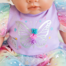 Load image into Gallery viewer, TINY TREASURES - Butterfly Dress Outfit (for 17" Baby Dolls)