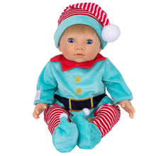 Load image into Gallery viewer, TINY TREASURES - Elfin About Outfit (for 17" Baby Dolls)