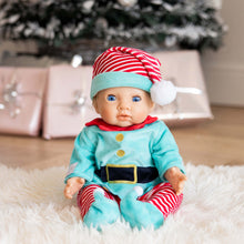 Load image into Gallery viewer, TINY TREASURES - Elfin About Outfit (for 17" Baby Dolls)