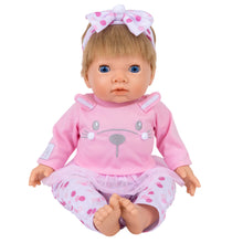 Load image into Gallery viewer, TINY TREASURES - Baby Doll w/ Pink Bunny Outfit (17" Tall)
