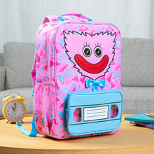 Load image into Gallery viewer, POPPY PLAYTIME - Kissy Missy Backpack (16" School Bag w/ Embroidery & Five Compartments)