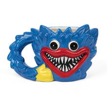 Load image into Gallery viewer, POPPY PLAYTIME - Huggy Wuggy 3D Mug (4.5" Ceramic Mug w/ Sculpted Details, 20oz Volume)