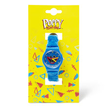 Load image into Gallery viewer, POPPY PLAYTIME - Huggy Wuggy Wrist Watch (Adjustable Watch w/ Fuzzy Fur Straps)