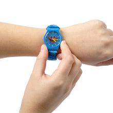 Load image into Gallery viewer, POPPY PLAYTIME - Huggy Wuggy Wrist Watch (Adjustable Watch w/ Fuzzy Fur Straps)