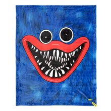 Load image into Gallery viewer, POPPY PLAYTIME - Huggy Wuggy Double-Sided Fleece Blanket (50 x 60", Series 1)