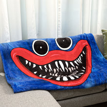 Load image into Gallery viewer, POPPY PLAYTIME - Huggy Wuggy Double-Sided Fleece Blanket (50 x 60", Series 1)