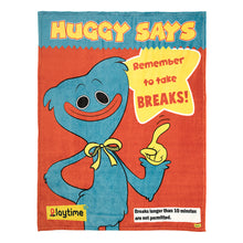 Load image into Gallery viewer, POPPY PLAYTIME - Take Breaks Fleece Blanket (50 x 60", Series 1)
