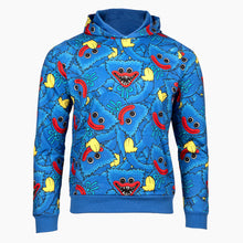 Load image into Gallery viewer, POPPY PLAYTIME - Huggy Wuggy Wave Premium Hoodie (Unisex, Pullover w/ Front Pocket)