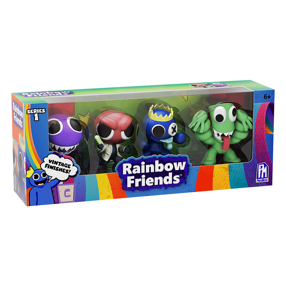 RAINBOW FRIENDS - Vintage Minifigure 4-Pack (Four 2.5" Collectible Fig ...
