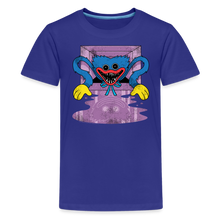 Load image into Gallery viewer, POPPY PLAYTIME - Huggy Faces T-Shirt (Youth) - royal blue