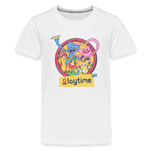 Load image into Gallery viewer, POPPY PLAYTIME - Retro Playtime T-Shirt (Youth) - white