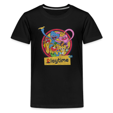 Load image into Gallery viewer, POPPY PLAYTIME - Retro Playtime T-Shirt (Youth) - black