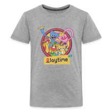 Load image into Gallery viewer, POPPY PLAYTIME - Retro Playtime T-Shirt (Youth) - heather gray