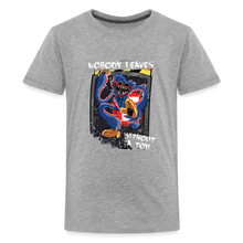 Load image into Gallery viewer, POPPY PLAYTIME - Nobody Leaves T-Shirt (Youth) - heather gray