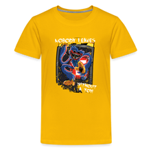 Load image into Gallery viewer, POPPY PLAYTIME - Nobody Leaves T-Shirt (Youth) - sun yellow