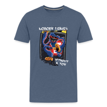Load image into Gallery viewer, POPPY PLAYTIME - Nobody Leaves T-Shirt (Youth) - heather blue