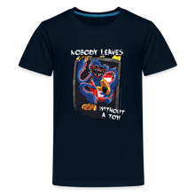 Load image into Gallery viewer, POPPY PLAYTIME - Nobody Leaves T-Shirt (Youth) - deep navy