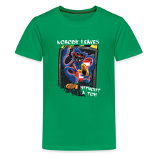 Load image into Gallery viewer, POPPY PLAYTIME - Nobody Leaves T-Shirt (Youth) - kelly green