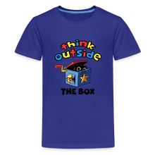Load image into Gallery viewer, POPPY PLAYTIME - Outside the Box T-Shirt (Youth) - royal blue