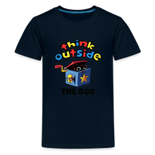 Load image into Gallery viewer, POPPY PLAYTIME - Outside the Box T-Shirt (Youth) - deep navy