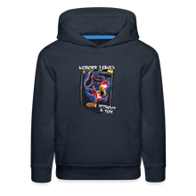 Load image into Gallery viewer, POPPY PLAYTIME - Nobody Leaves Hoodie (Youth) - navy